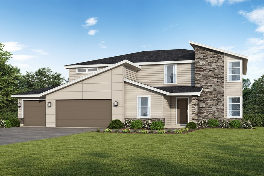 Agate 2Story Floor Plan New Home in Idaho